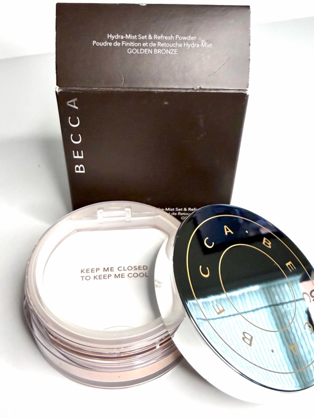 Becca Hydra-Mist Set & Refresh Powder Golden Bronze